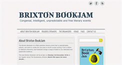 Desktop Screenshot of brixtonbookjam.com