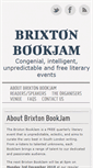 Mobile Screenshot of brixtonbookjam.com
